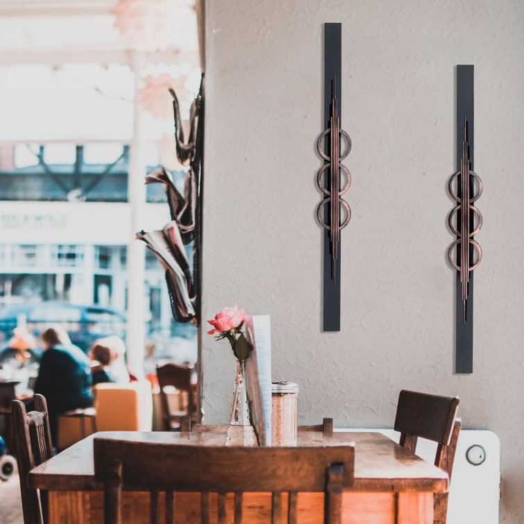 Ivy Bronx 2 Piece Ring Stix Metal Wall Décor Set & Reviews Wayfair